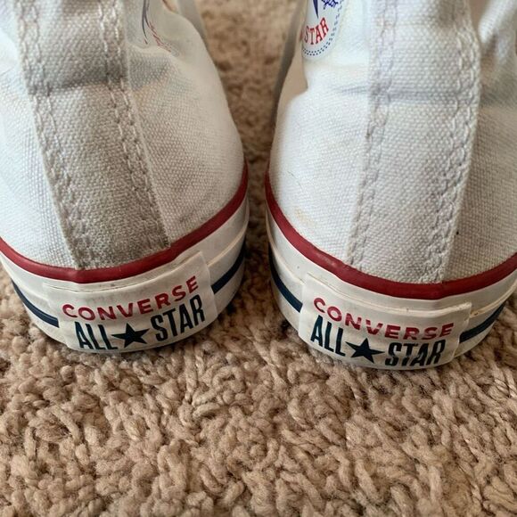 Converse Chuck All Star High Tops White W6 M 4 - Picture 4 of 7